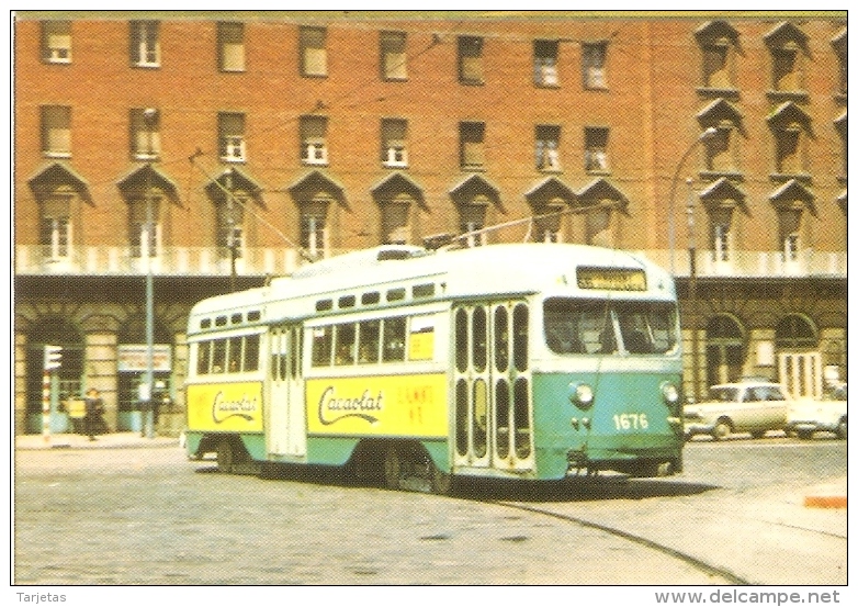 CALENDARIO DEL AÑO 2009 DE UN TRANVIA DE BARCELONA-CACAOLAT (CALENDRIER-CALENDAR) TRAIN-ZUG-TREN - Tamaño Pequeño : 2001-...