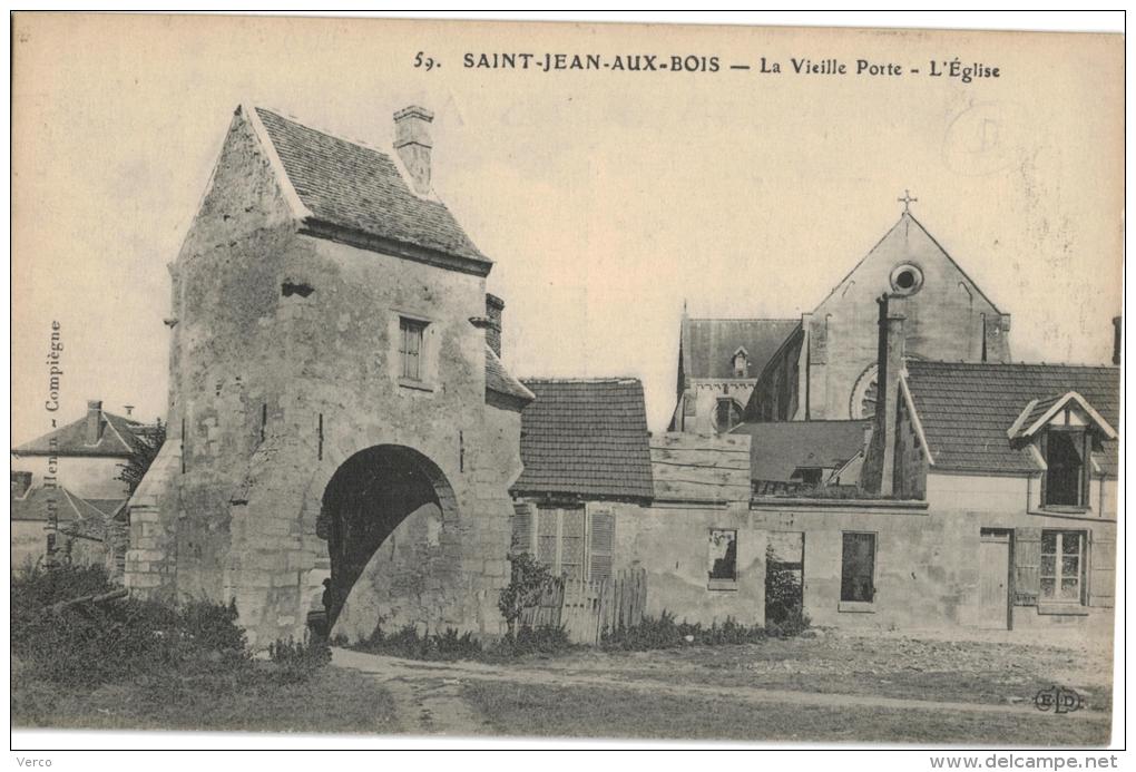 Carte Postale Ancienne De  SAINT JEAN AUX BOIS - Sainte-Geneviève