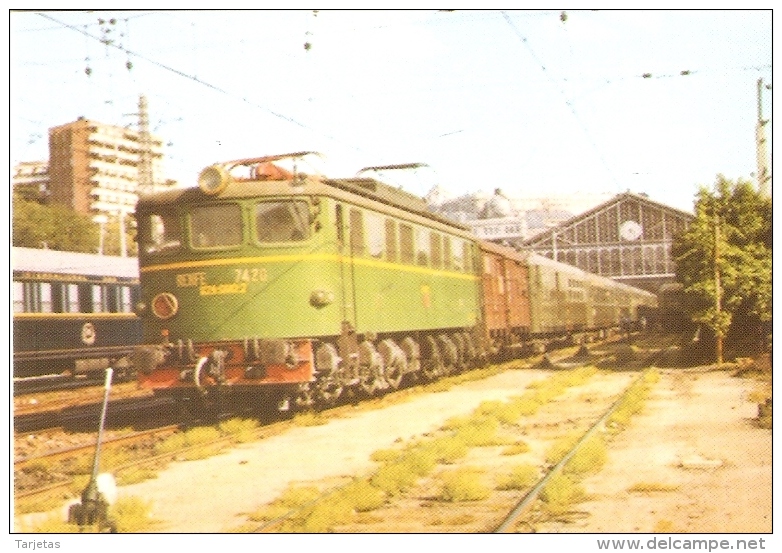 CALENDARIO DEL AÑO 2009 DE UNA LOCOMOTORA ELECTRICA (CALENDRIER-CALENDAR) TRAIN-ZUG-TREN - Tamaño Pequeño : 2001-...