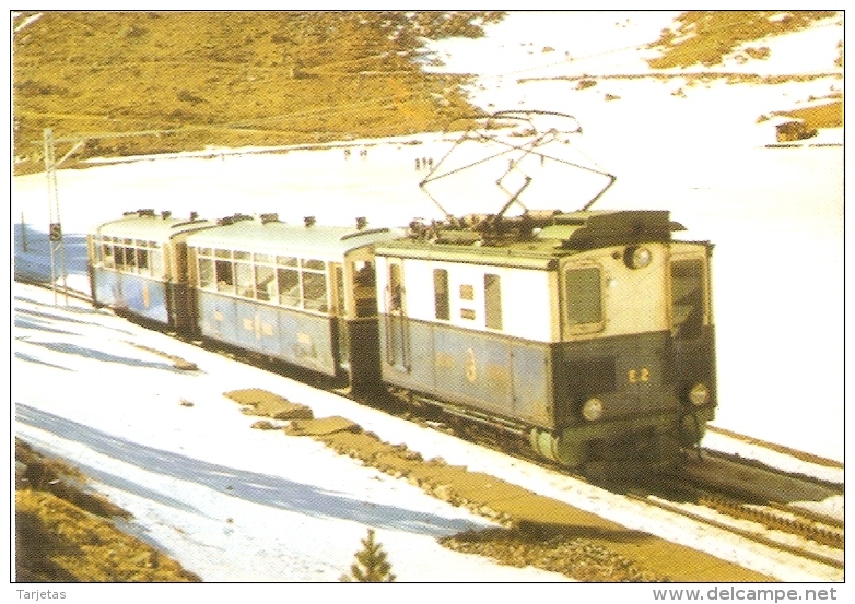 CALENDARIO DEL AÑO 2009 DE EL CREMALLERA DE NURIA  (CALENDRIER-CALENDAR) TRAIN-ZUG-TREN - Tamaño Pequeño : 2001-...