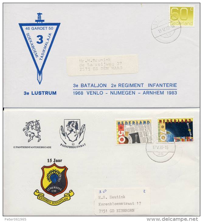 7 St. Veldpost - Divers (1983) - Lettres & Documents