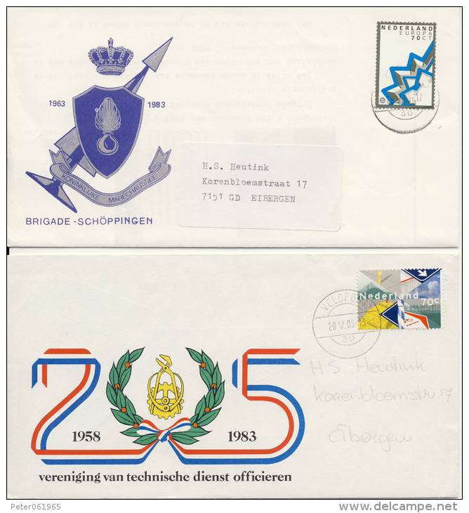 7 St. Veldpost - Divers (1983) - Lettres & Documents