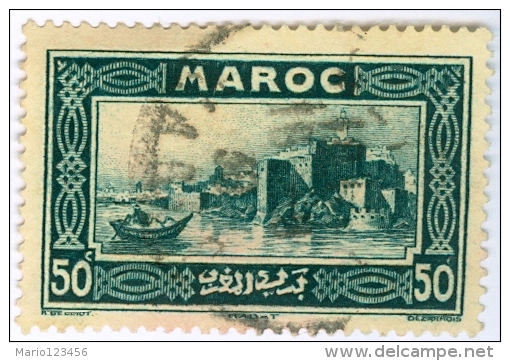 MAROCCO FRANCESE, FRENCH MOROCCO, 1933, FRANCOBOLLO USATO, Scott 135, YT 139 - Usati