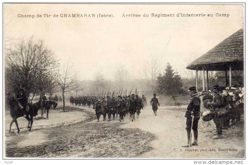 CHAMP DE TIR DE CHAMBARAN - Rrivée Du Régiment D' Infanterie Au Camp  (61377) - Autres & Non Classés