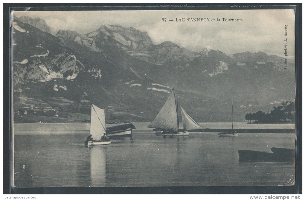 - CPA 74 - Annecy, Le Lac - La Tournette - Annecy