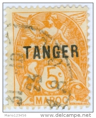 TANGERI, TANGER, MAROCCO FRANCESE, FRENCH MOROCCO, 1918-1924, FRANCOBOLLI NUOVI E USATI - Unused Stamps