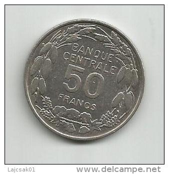 B2 Cameroon Cameroun 50 Francs 1960. KM#13 - Camerun