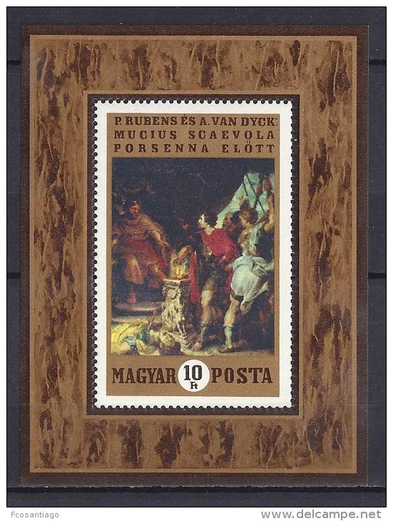 PINTURA - HUNGRÍA 1969 - Yvert #H80 - MNH ** - Rubens