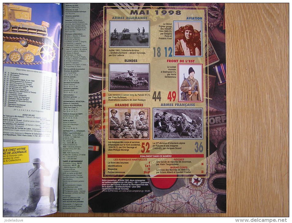 MILITARIA Magazine N° 154 362 ND Manche SS Front Est Stalingrad Panzer Insignes Voroneje Guerre 14 18 40 45 - Armes