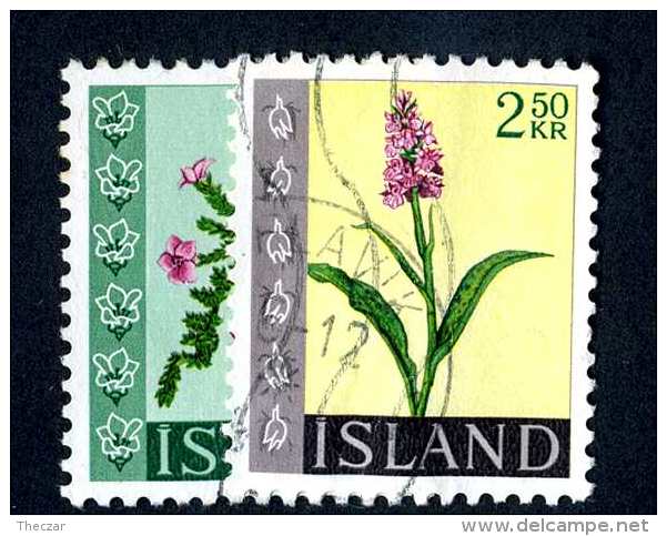 4113x)  Iceland 1968 - Sc# 393/94 ~ Used - Used Stamps