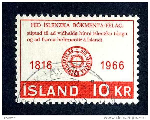 4117x)  Iceland 1966 - Sc# 387 ~ Used - Oblitérés