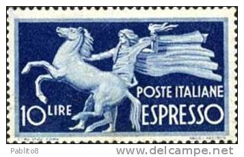 ITALIA REPUBBLICA 1945-52 DEMOCRATICA ESPRESSI SERIE COMPLETA TIMBRATO - USED - OBLITERE´ - Poste Exprèsse/pneumatique
