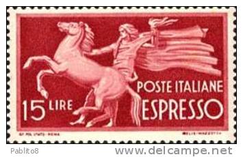 ITALIA REPUBBLICA 1945-52 DEMOCRATICA ESPRESSI SERIE COMPLETA TIMBRATO - USED - OBLITERE´ - Eilpost/Rohrpost