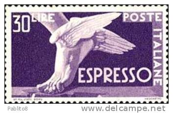 ITALIA REPUBBLICA 1945-52 DEMOCRATICA ESPRESSI SERIE COMPLETA TIMBRATO - USED - OBLITERE´ - Poste Exprèsse/pneumatique