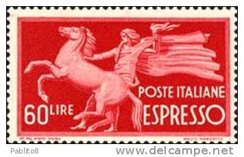 ITALIA REPUBBLICA 1945-52 DEMOCRATICA ESPRESSI SERIE COMPLETA TIMBRATO - USED - OBLITERE´