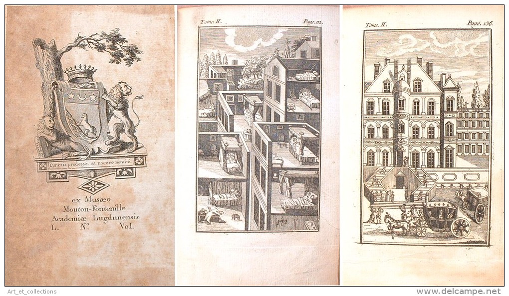 Le DIABLE BOITEUX Par Le Sage / Mortier Éditeur à Amsterdam 1789 / Rare Ex-libris M.J.P. Mouton Fontenille De La Clotte - 1701-1800