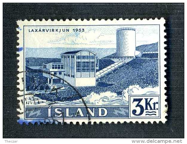 4134x)  Iceland 1956 - Sc# 295 ~ Used - Gebruikt