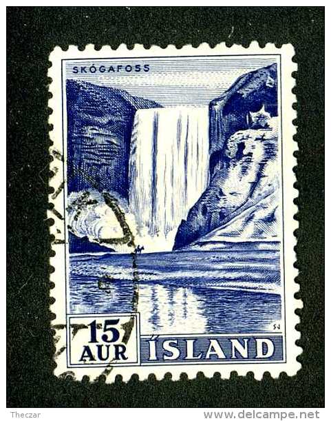 4136x)  Iceland 1956 - Sc# 289 ~ Used - Oblitérés