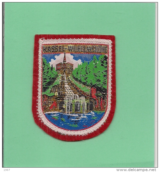 Ecusson Feutrine Brodé    -      KASSEL - WILHELMSHONE -    - - Patches