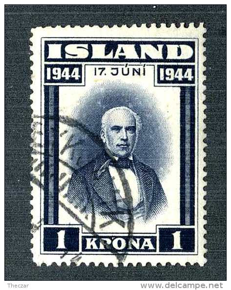 4149x)  Iceland 1944 - Sc# 243 ~ Used - Usados