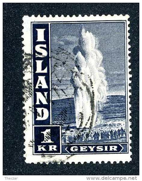 4163x)  Iceland 1945 - Sc# 208B   ~ Used - Usati