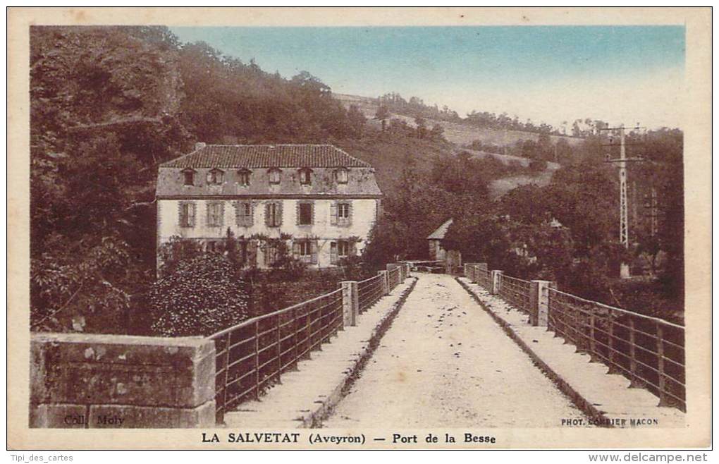 12 - La Salvetat - Porte De La Besse (colorisée) - Andere & Zonder Classificatie