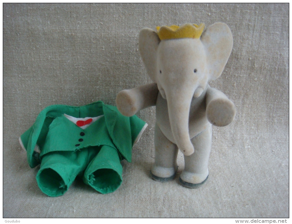 Babar Céleste Arthur Pom Alexandre, 5 Figurines Années 60's. Voir Photos. - Autres & Non Classés