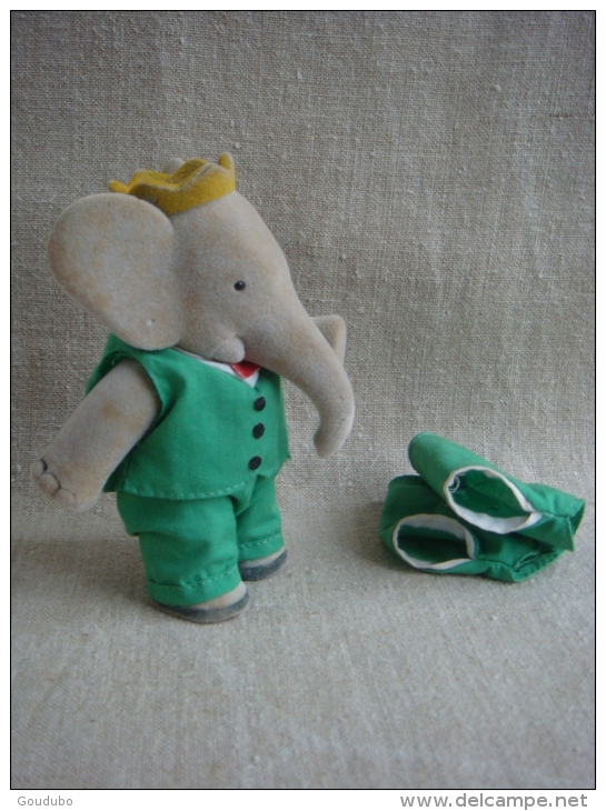 Babar Céleste Arthur Pom Alexandre, 5 figurines années 60's. Voir photos.