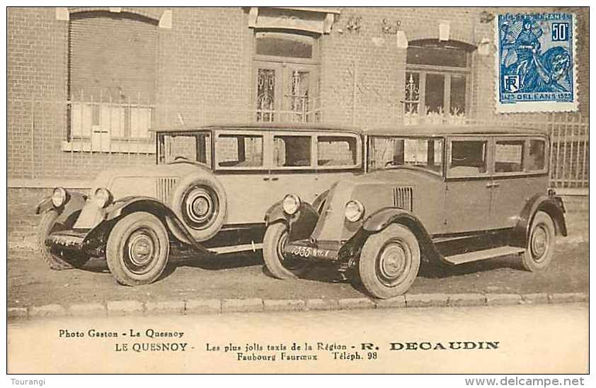 Sept13 789 : Le Quesnoy  -  Taxis  -  Automobiles  -  Vieilles Voitures  -  Photo Gaston  -  R. Decaudin - Taxis & Droschken
