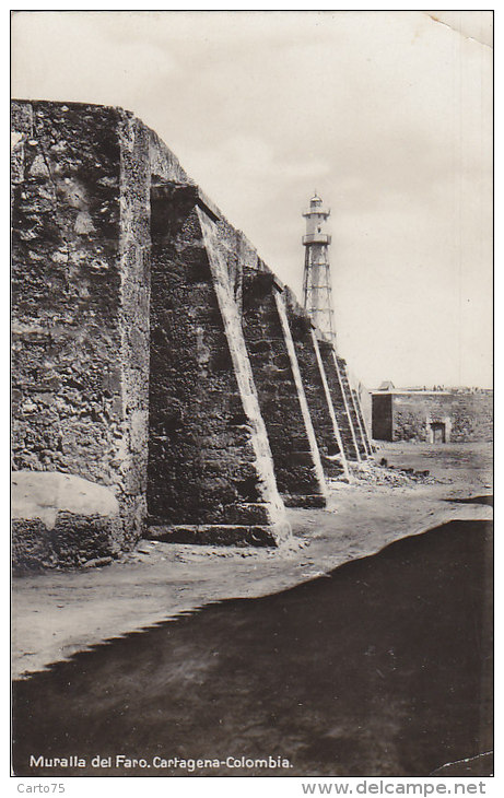 Colombie - Colombia - Cartagena - Lighthouse - Muralla Del Faro - Architecture Phare - Colombie