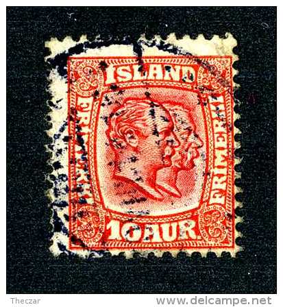 4173x)  Iceland 1907 - Sc# 76   ~ Used - Oblitérés