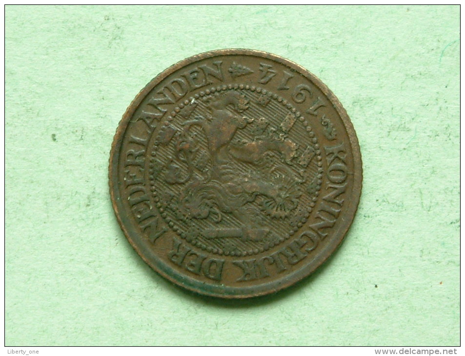 1914 - 1 Cent / KM 152 ( Uncleaned - For Grade, Please See Photo ) ! - 1 Cent