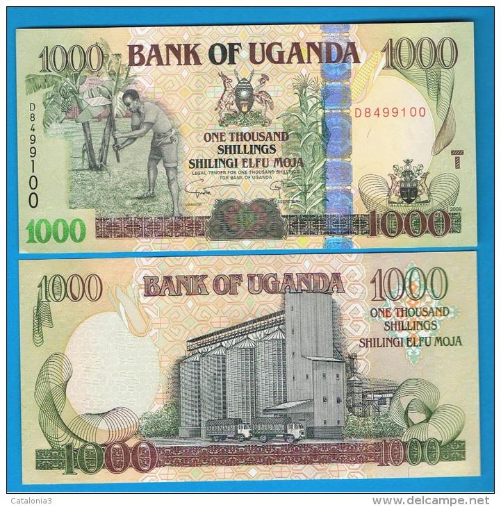 UGANDA - 1000 Shilling  2009 SC - Ouganda