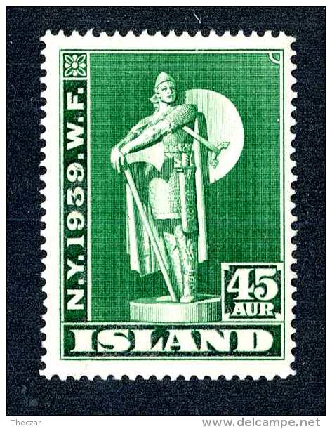 4186x)  Iceland 1939 - Sc # 215   ~ Mnh** - Ongebruikt