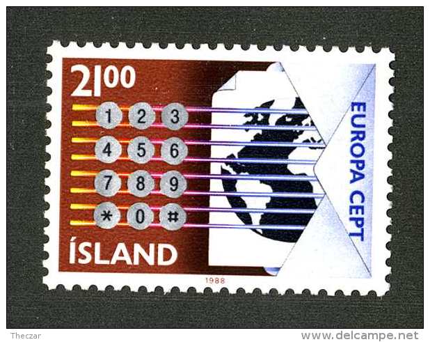 4189x)  Iceland 1988 - Sc # 661   ~ Mnh** - Neufs