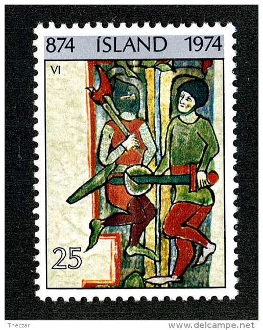 4216x)  Iceland 1974 - Sc # 466   ~ Mnh** - Unused Stamps