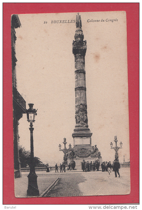 BRUXELLES [Bruxelles ~ Belgique] --> Colonne Du Congrès - Monumenti, Edifici