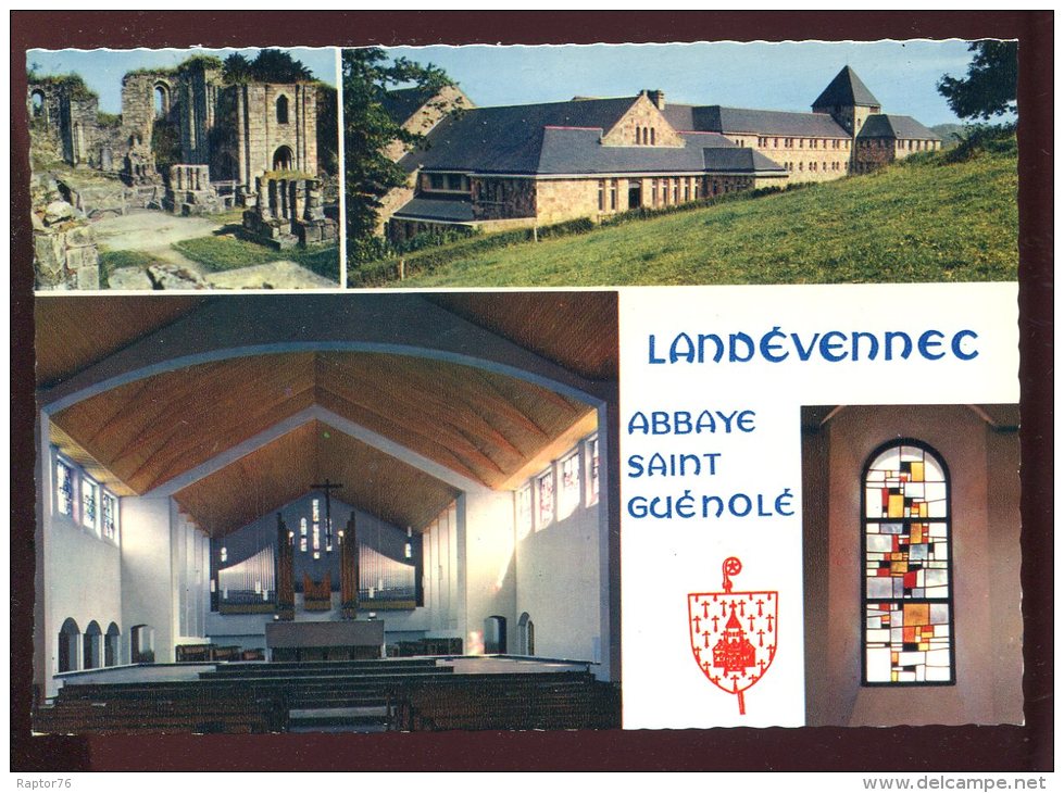 CPM Neuve 29 LANDEVENNEC La Nouvelle Abbaye Saint Guénolé Multi Vues - Landévennec