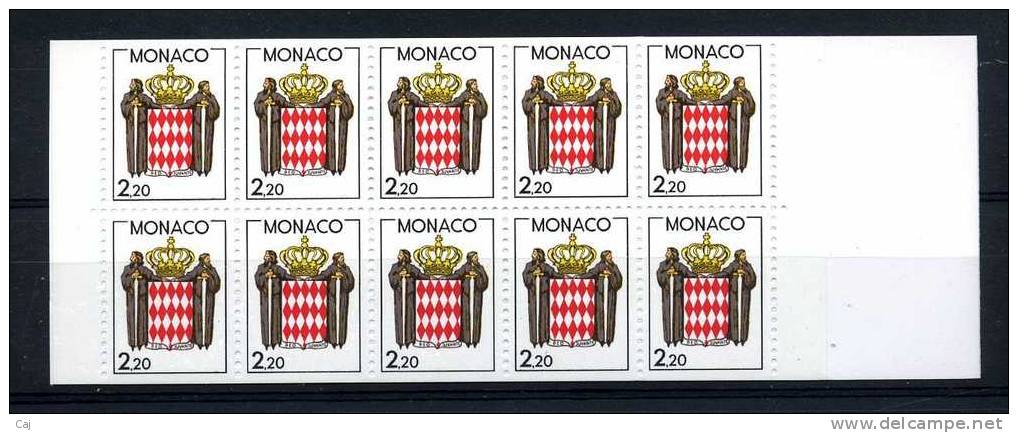 Monaco  -  Carnets  :  Yv  1  ** - Markenheftchen