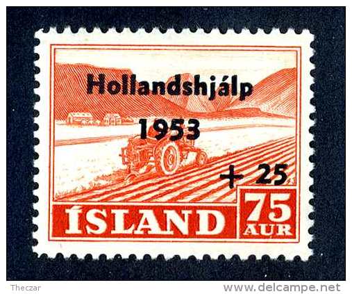 4325x)  Iceland 1953 - Sc # B-12   ~ Mint* - Ungebraucht