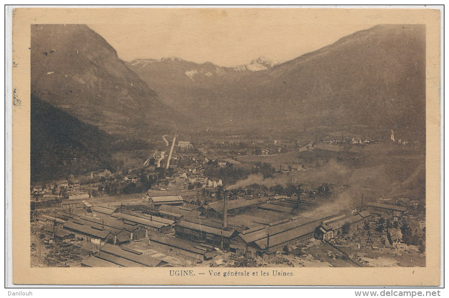 76 // UGINE   Vue Générale Et Les Usines - Ugine