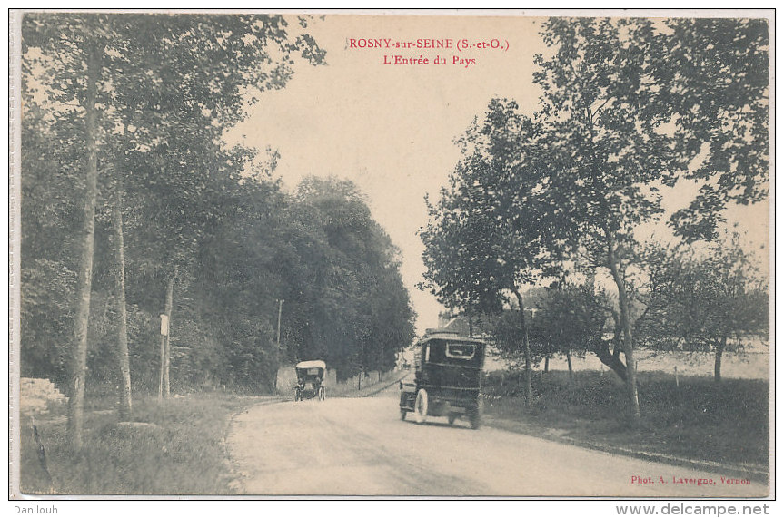 78 // ROSNY SUR SEINE  L'entrée Du Pays  Edit Lavergne - Rosny Sur Seine