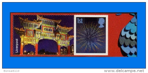 GB 2012-0001, Lunar New Year Of The Dragon, Single Stamp MNH - Ungebraucht