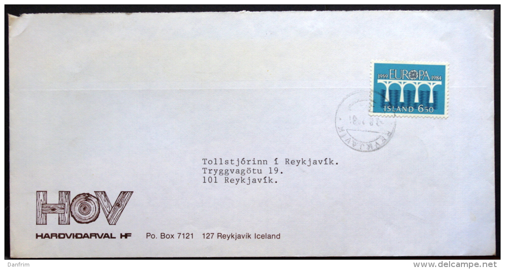 Iceland    Letter   MiNr.614 ( Lot 2352 ) - Storia Postale