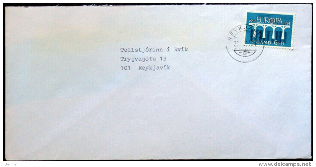 Iceland    Letter   MiNr.614 ( Lot 2356 ) - Brieven En Documenten