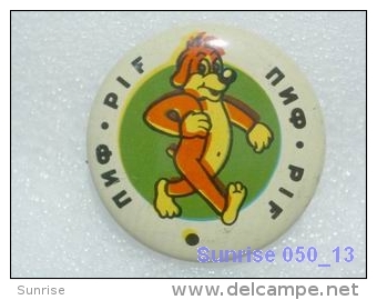 Cartoon Film Disney: Pif / Old Soviet Badge USSR _250_d3267 - Disney