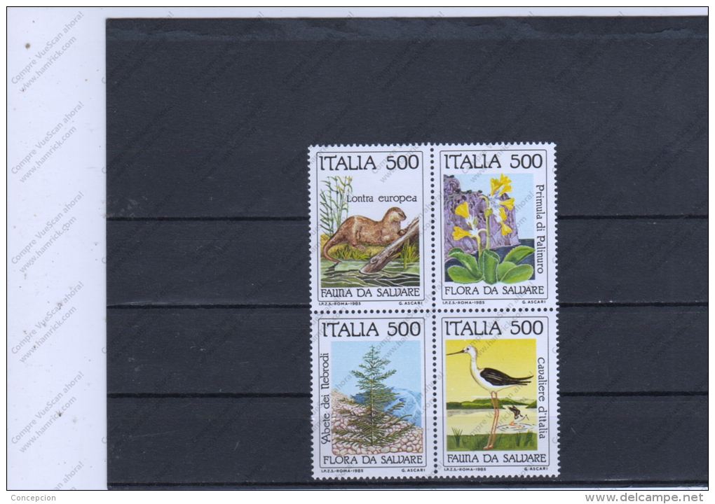 ITALIA Nº 1658 AL 1661 - Albatrosse & Sturmvögel