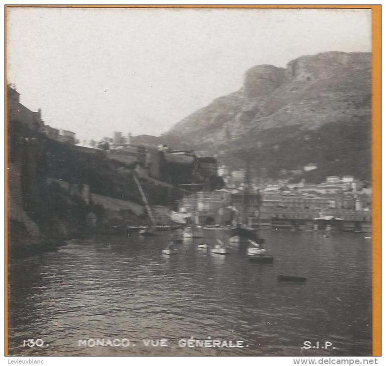 S.I.P./ MONACO/ Vue Générale Du Port/    Vers 1905-1915  STE13 - Photos Stéréoscopiques