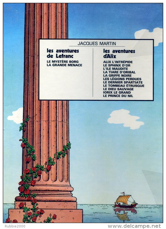 ALIX LE TOMBEAU ETRUSQUE PAR JACQUES MARTIN CASTERMAN EDITION 1969 EN TRES BON ETAT - Alix