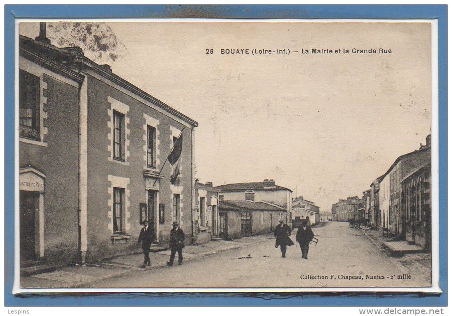 44 - BOUAYE --  La Mairie Et La Grande Rue - Bouaye